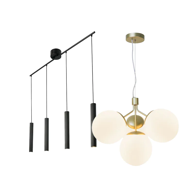 4 pendant lights