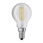 Osram Retrofit LED E14 Ball Filament Clear 4W 470lm - 840 Cool White | Replaces 40W Osram Retrofit LED E14 Ball Filament Clear 4W 470lm - 840 Cool White | Replaces 40W