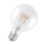 Osram Vintage 1906 LED E27 Globe Filament Clear 4.8W 470lm - 827 Extra Warm White | Dimmable - Replaces 40W Osram Vintage 1906 LED E27 Globe Filament Clear 4.8W 470lm - 827 Extra Warm White | Dimmable - Replaces 40W