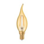 Ledvance Vintage 1906 LED E14 Candle Gold 1.5W 120lm - 824 Extra Warm White | Replaces 15W Ledvance Vintage 1906 LED E14 Candle Gold 1.5W 120lm - 824 Extra Warm White | Replaces 15W