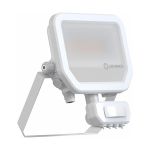 Ledvance LED Floodlight Aluminium White 17W 2200lm 100D - 830 Warm White | IP65 - Motion And Light Sensor - Symmetrical Ledvance LED Floodlight Aluminium White 17W 2200lm 100D - 830 Warm White | IP65 - Motion And Light Sensor - Symmetrical