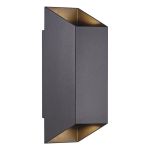 Nordlux Nico Wall Light Aluminium Black Up & Down | IP54 - Suitable for 2x GU10 Nordlux Nico Wall Light Aluminium Black Up & Down | IP54 - Suitable for 2x GU10