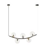 Emibig Pendant Ritz Steel Black | Suitable for 5x E14 - Max 10W