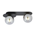 Emibig Ceiling Light Plaza Steel Black | Suitable for 2x E14 - Max 10W