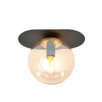 Emibig Ceiling Light Plaza Steel Black | Suitable for 1x E14 - Max 10W