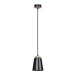 Emibig Pendant Bolero Steel Black | Suitable for 1x E27 - Max 15W