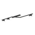 Emibig Ceiling Light Skan Steel Black | Suitable for 3x GX53 - Max 12W