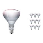 Multipack 10x Philips  BR125 E27 Reflector 250W | Infrared  Multipack 10x Philips  BR125 E27 Reflector 250W | Infrared