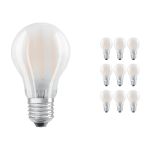 Multipack 10x Ledvance CLASSIC LED E27 Pear Filament Frosted 4.8W 470lm - 827 Extra Warm White | Dimmable - Replaces 40W Multipack 10x Ledvance CLASSIC LED E27 Pear Filament Frosted 4.8W 470lm - 827 Extra Warm White | Dimmable - Replaces 40W
