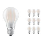Multipack 10x Ledvance CLASSIC LED E27 Pear Filament Frosted 6.5W 806lm - 840 Cool White | Replaces 60W Multipack 10x Ledvance CLASSIC LED E27 Pear Filament Frosted 6.5W 806lm - 840 Cool White | Replaces 60W