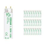 Multipack 25x Osram T8 Lumilux 58W - 830 Warm White | 150cm Multipack 25x Osram T8 Lumilux 58W - 830 Warm White | 150cm