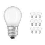 Multipack 10x Ledvance CLASSIC LED E27 Pear Filament Frosted 4.8W 470lm - 827 Extra Warm White | Dimmable - Replaces 40W Multipack 10x Ledvance CLASSIC LED E27 Pear Filament Frosted 4.8W 470lm - 827 Extra Warm White | Dimmable - Replaces 40W