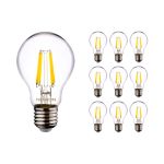 Multipack 10x Noxion Lucent LED E27 Pear Filament Clear 7W 806lm - 822-827 Dim To Warm | Dimmable - Replaces 60W Multipack 10x Noxion Lucent LED E27 Pear Filament Clear 7W 806lm - 822-827 Dim To Warm | Dimmable - Replaces 60W