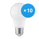 Multipack 10x LED Bulb E27 Pear Frosted 4.9W 470lm - 830 Warm White | Replaces 40W Multipack 10x LED Bulb E27 Pear Frosted 4.9W 470lm - 830 Warm White | Replaces 40W
