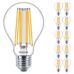 Multipack 10x Philips Corepro LED Bulb E27 Pear Clear 17W 2452lm - 827 Extra Warm White | Replaces 150W Multipack 10x Philips Corepro LED Bulb E27 Pear Clear 17W 2452lm - 827 Extra Warm White | Replaces 150W