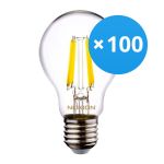 Multipack 100x Noxion Lucent LED E27 Pear Filament Clear 7W 806lm - 840 Cool White | Replaces 60W Multipack 100x Noxion Lucent LED E27 Pear Filament Clear 7W 806lm - 840 Cool White | Replaces 60W
