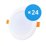 Multipack 24x LED Downlight 12W 1080lm 120D - 840 Cool White | Replaces 1x18W Multipack 24x LED Downlight 12W 1080lm 120D - 840 Cool White | Replaces 1x18W