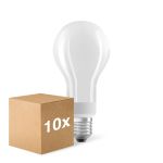 Multipack 10x Ledvance Classic LED E27 Pear Filament Frosted 18W 2452lm - 827 Extra Warm White | Dimmable - Replaces 150W Multipack 10x Ledvance Classic LED E27 Pear Filament Frosted 18W 2452lm - 827 Extra Warm White | Dimmable - Replaces 150W