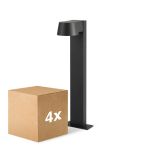 Multipack 4x D'Lite Garden Light Lira Black 7W 600lm 830 Warm White | IP54  Multipack 4x D'Lite Garden Light Lira Black 7W 600lm 830 Warm White | IP54