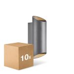 Multipack 10x Nordlux Nico Wall Light Aluminium Anthracite Up & Down | Suitable for 2x GU10 Multipack 10x Nordlux Nico Wall Light Aluminium Anthracite Up & Down | Suitable for 2x GU10