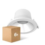 Multipack 6x Noxion LED Downlight Apollo V2.0 15-25W 1800-3060lm 60D - 830/840 CCT | 220mm - Cutout 200mm Multipack 6x Noxion LED Downlight Apollo V2.0 15-25W 1800-3060lm 60D - 830/840 CCT | 220mm - Cutout 200mm