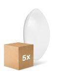 Multipack 5x Ledvance Surface Circular 350 White 18W 1440lm - 840 Cool White | IP44 - Replaces 2x18W Multipack 5x Ledvance Surface Circular 350 White 18W 1440lm - 840 Cool White | IP44 - Replaces 2x18W