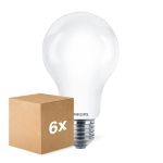 Multipack 6x Philips Corepro LED Bulb E27 Pear Frosted 17.5W 2452lm - 840 Cool White | Replaces 150W Multipack 6x Philips Corepro LED Bulb E27 Pear Frosted 17.5W 2452lm - 840 Cool White | Replaces 150W