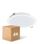 Multipack 4x Philips LED Downlight Lediniare DN065B Meta lWhite 12W 1200lm 110D - 830-840-865 CCT | 175mm - Cutout 150mm - IP20 Multipack 4x Philips LED Downlight Lediniare DN065B Meta lWhite 12W 1200lm 110D - 830-840-865 CCT | 175mm - Cutout 150mm - IP20