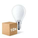 Multipack 10x Philips Corepro LED Lustre E14 Ball Frosted 6.5W 806lm - 827 Extra Warm White | Replaces 60W Multipack 10x Philips Corepro LED Lustre E14 Ball Frosted 6.5W 806lm - 827 Extra Warm White | Replaces 60W