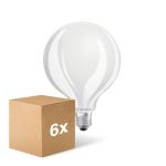 Multipack 6x Ledvance LED Classic E27 Globe Frosted 11W 1521lm - 827 Extra Warm White | Dimmable - Replaces 100W Multipack 6x Ledvance LED Classic E27 Globe Frosted 11W 1521lm - 827 Extra Warm White | Dimmable - Replaces 100W