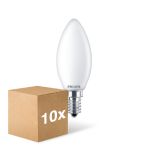 Multipack 10x Philips Corepro LED Candle E14 Frosted 6.5W 806lm - 827 Extra Warm White | Replaces 60W Multipack 10x Philips Corepro LED Candle E14 Frosted 6.5W 806lm - 827 Extra Warm White | Replaces 60W