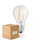 Multipack 6x Ledvance Classic LED E27 Pear Filament Clear 7W 806lm - 827 Extra Warm White | Dimmable - Replaces 60W Multipack 6x Ledvance Classic LED E27 Pear Filament Clear 7W 806lm - 827 Extra Warm White | Dimmable - Replaces 60W
