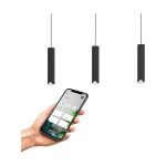 Eglo Pendant Balamorta-Z Steel Black 3.7W 500lm - 827-865 Tunable White + RGB | IP20 - Zigbee Dimmable