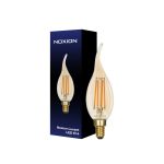 Noxion Lucent LED E14 Bent-tip Candle Filament Amber 4.1W 350lm - 822 Extra Warm White | Dimmable - Replaces 40W Noxion Lucent LED E14 Bent-tip Candle Filament Amber 4.1W 350lm - 822 Extra Warm White | Dimmable - Replaces 40W