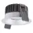 Ledvance LED  SPOT FIX Aluminium Silver 8W 680lm 36D - 930 Warm White | Cutout 68mm - IP44 - Best Colour Rendering -  Dimmable