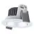 Ledvance LED  SPOT ADJUST Aluminium Silver 8W 680lm 36D - 930 Warm White | Cutout 68mm - IP20 - Best Colour Rendering -  Dimmable