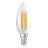 Ledvance Classic LED E14 Candle Filament Clear 4.8W 470lm - 827 Extra Warm White | Dimmable - Replaces 40W