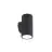 Ansell LED Wall Light Reef Black 10W 885lm 90D - 830-840-860 CCT | IP65 - Up and Down - Outdoor