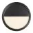 Nordlux Ava Smart LED Bulkhead Black 9.5W 600lm 159D - 827 Extra Warm White | Dimmable - IP54