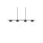 Nordlux LED Pendant Rail Clyde Black 20W 350lm 120D - 827 Extra Warm White | 3-Step Dimmable