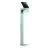 Steinel LED Bollard XSolar GL-S Post Silver 150lm - 840 Cool White| Solar - Motion and Light Sensor 