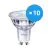 Multipack 10x Philips Corepro LEDspot GU10 PAR16 4.6W 355lm 36D - 827 Extra Warm White | Replaces 50W