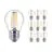 Multipack 10x Philips Corepro LEDluster E27 Ball Filament Clear 4.3W 470lm - 827 Extra Warm White | Replaces 40W