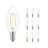Multipack 10x Philips Corepro LEDcandle E14 Filament Clear 2W 250lm - 827 Extra Warm White | Replaces 25W