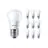 Multipack 10x Philips Corepro LEDluster E27 Ball Frosted 5W 470lm - 827 Extra Warm White | Replaces 40W
