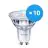 Multipack 10x Philips Corepro LEDspot GU10 PAR16 4W 345lm 36D - 830 Warm White | Replaces 50W