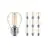 Multipack 10x Philips Master Value LEDluster E27 Ball Filament Clear 3.4W 470lm - 927 Extra Warm White | Best Colour Rendering - Dimmable - Replaces 40W