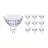 Multipack 10x Philips Master Value LEDspot GU5.3 MR16 5.8W 460lm 36D - 930 Warm White | Best Colour Rendering - Dimmable - Replaces 35W