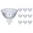 Multipack 10x Philips Corepro LEDspot GU5.3 MR16 4.4W 390lm 36D - 840 Cool White | Replaces 35W