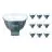 Multipack 10x Philips Master LEDspot GU5.3 MR16 7.5W 621lm 36D - 930 Warm White | Best Colour Rendering - Dimmable - Replaces 50W